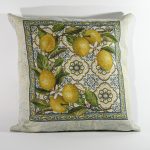 Cuscino limoni ceramica